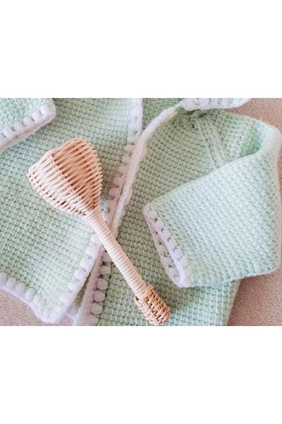 AFRALYAHOME Baby Teethers And Rattle %natural Rattle Rattan Maracas