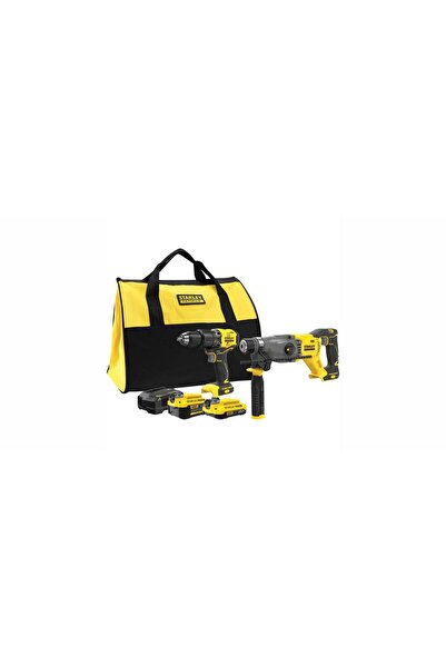 Stanley SFMCK216MDS 18V FATMAX V20 Kömürsüz Darbeli Matkap ve SDS-Plus Kırıcı...