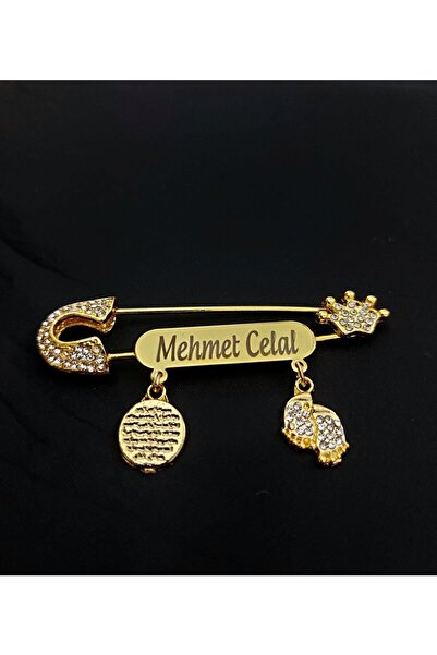 ŞİRİN BEBEK Maşallah Yazılı Bebek Yaka Iğnesi