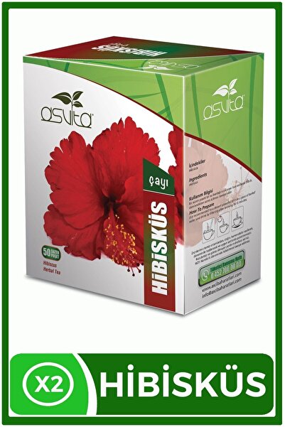 ASVİTA Asvita Hibisküs Çayı 2x50 Süzen 2'li Paket
