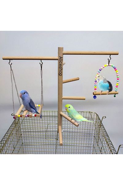 aliceshop Play Track - Cage Top with Perches and Swings