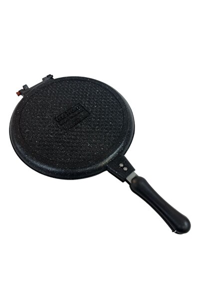 TRENDBULL Döküm Granit Çift Taraflı Contalı Balık Tavası 30 Cm