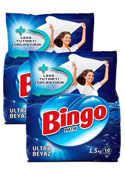 Bingo Matik Konsantre Ultra Beyaz 1,5kg ( 2 Adet )