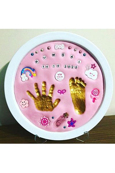 STATİK HAMUR Baby Hand Footprint, Set