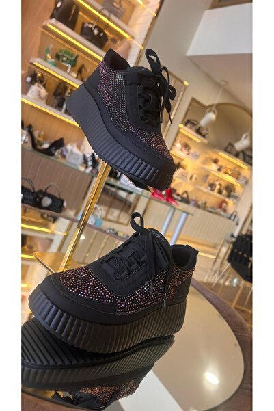 KRISTE BELL İthal Kadın Triko Taşlı Sneakers