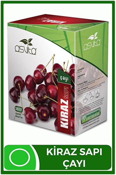 ASVİTA Asvita Kiraz Sapı Çayı 50 Süzen Katkısız Ve Doğal