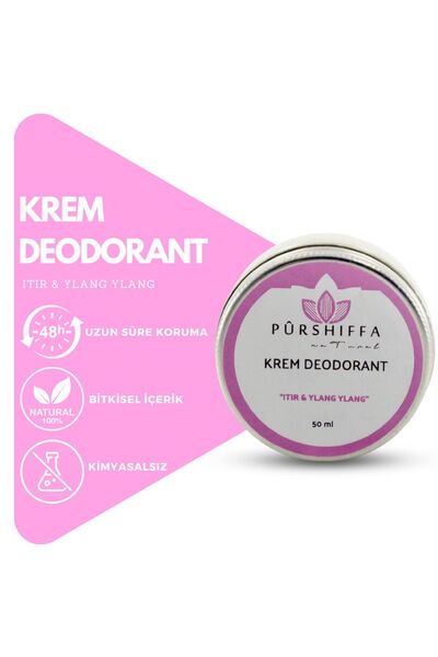 Pürshiffa KREM DEODORANT (ITIR & YLANG YLANG)