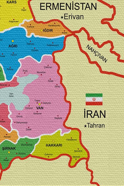 Dropcek eticaret Current Turkey Map - Quality Canvas Duar Carpet with Wall Cover Detail - 4053