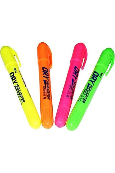 Toptan Bulurum Amos 4-Piece Highlighter Bag - Multicolored, Black