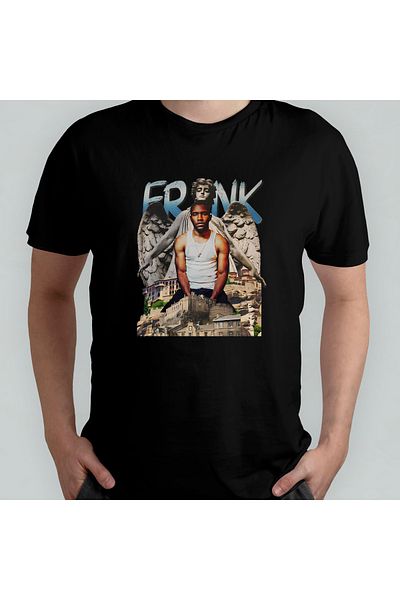 Pixxa Μπλουζάκι Frank Ocean Crew Neck 100% βαμβακερό - 1