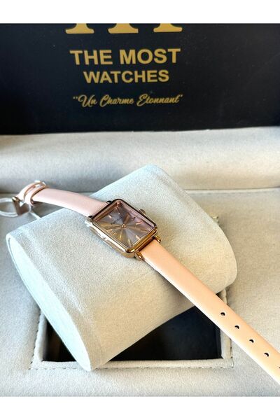 Ferrucci DERİ KORDON ROSE Renk Kadın Kol Saati Göstergeler Aktif 24 Ay Garantili Su Geçirmez