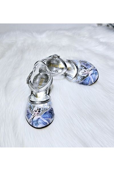 patik ayakkabı Elsa Transparent Heeled Shoes - 0340 Model