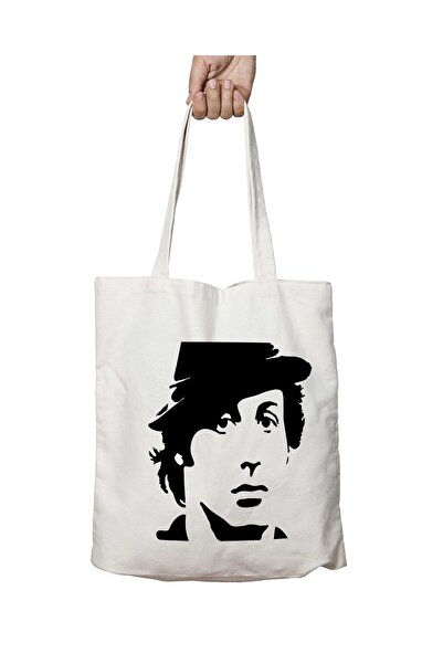 ART HEDİYE قبعة روكي بالبوا - حقيبة كتف ثابتة وقابلة للغسل على الجانبين