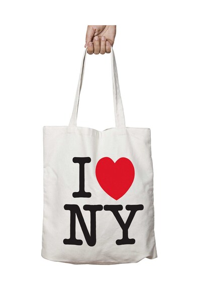 ART HEDİYE I Love New York - Geantă de umăr permanentă lavabilă, geantă de pl...