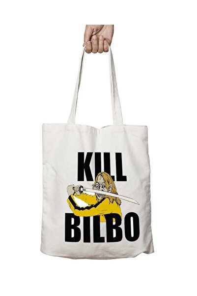 ART HEDİYE Kill Bill Bilbo - حقيبة كتف تدوم طويلاً وقابلة للغسل على الجانبين
