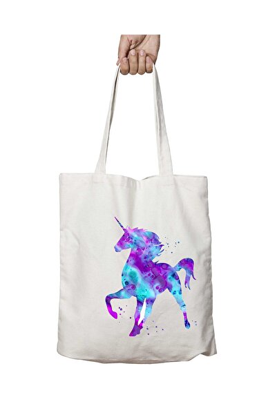ART HEDİYE Mythology of Unicorn - حقيبة كتف تدوم طويلاً وقابلة للغسل على الجانبين