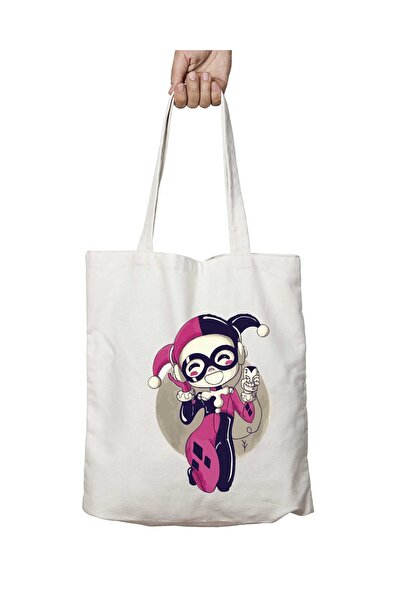 ART HEDİYE جوكر كلوون - حقيبة كتف قابلة للغسل، للشاطئ والمدرسة، تدوم على الجا...