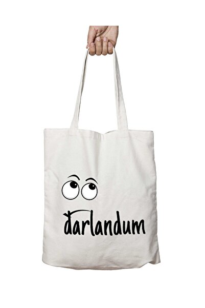 ART HEDİYE Darlandum Two Sides Washable School and Beach Bag - Shoulder Cloth