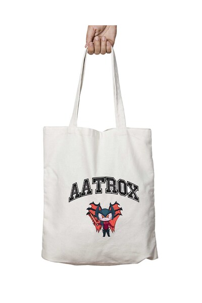 ART HEDİYE Aatrox Premium - Two Sides Permanent and Washable Shoulder Tote Bag