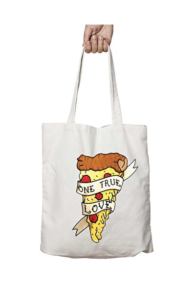ART HEDİYE One True Love Pizza - Washable Lasting, Two Sides Beach and School...