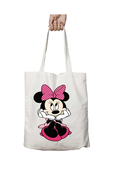 ART HEDİYE Minnie Mouse PNG εικόνα δύο όψεων Μόνιμη πλενόμενη σχολική τσάντα ...