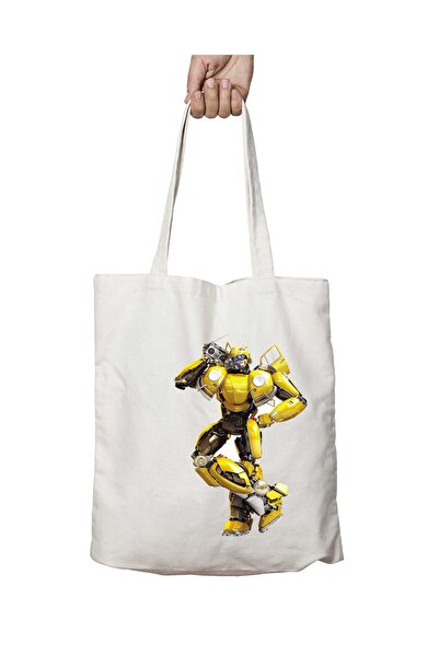 ART HEDİYE Transformers Bumblebee - Двостороння міцна та пранна сумка через п...