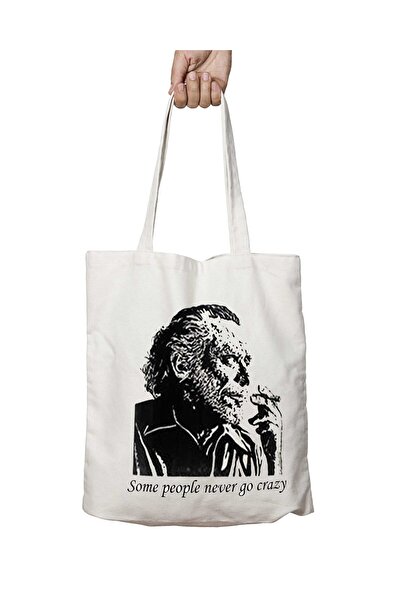 ART HEDİYE حقيبة كتف تشارلز بوكوفسكي قابلة للغسل - للشاطئ والمدرسة