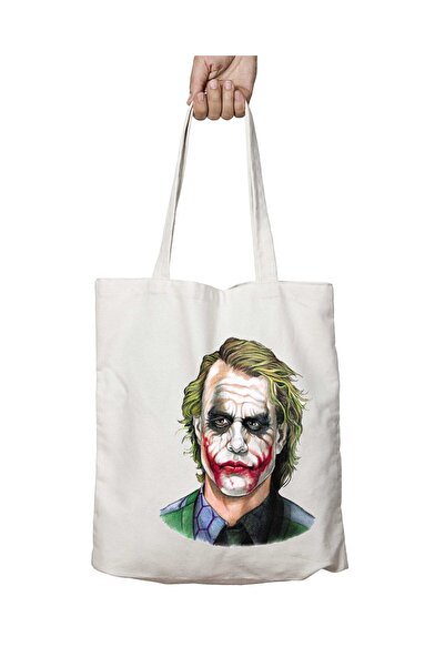 ART HEDİYE Joker Joker - Washable Permanent Shoulder Tote Bag, for School and...