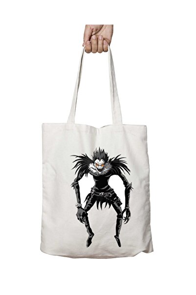 ART HEDİYE Anime Death Note - حقيبة كتف ريوك دائمة قابلة للغسل على الجانبين