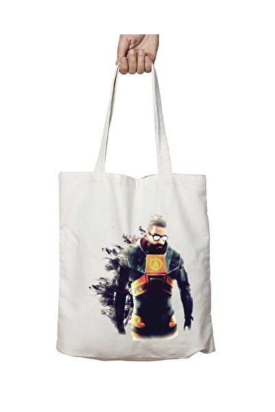 ART HEDİYE Gordon Freeman Washable School and Beach Bag - Two Sides Lasting, ...