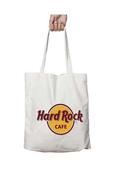 ART HEDİYE هارد روك كافيه - حقيبة كتف ثابتة وقابلة للغسل على الجانبين