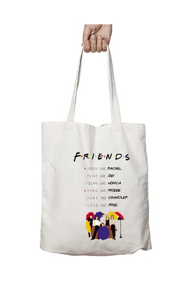 ART HEDİYE حقيبة كتف مدرسية للشاطئ من To Be Like Friends، قابلة للغسل وتدوم ط...