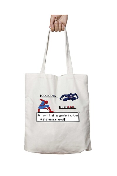 ART HEDİYE Aymuş Symbiote - حقيبة كتف ثابتة وقابلة للغسل على الجانبين