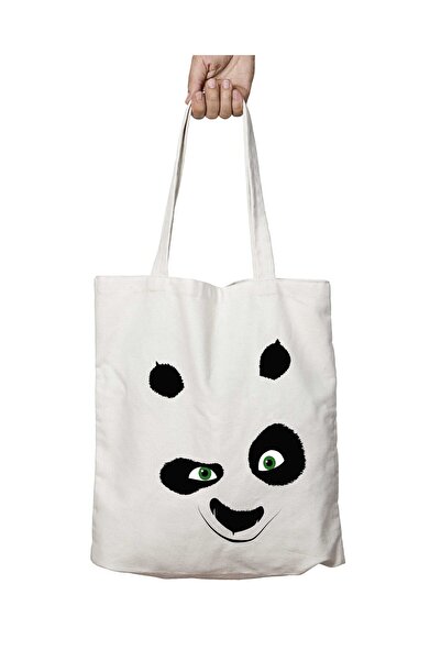 ART HEDİYE Panda Kung Fu - υφασμάτινη τσάντα ώμου δύο όψεων που διαρκεί και πλένεται