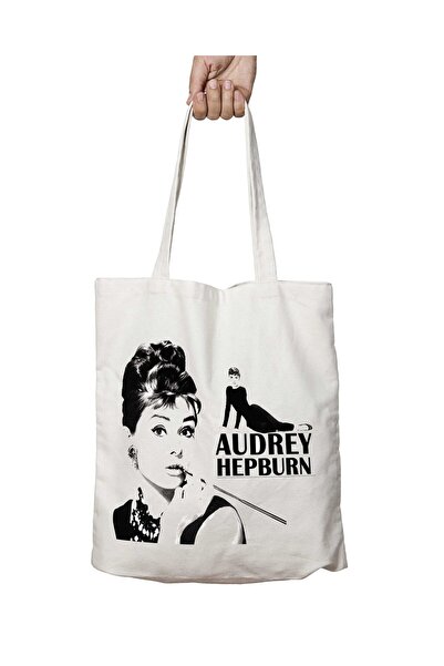 ART HEDİYE Audrey Hepburn δύο πλευρών μόνιμη πλένεται σχολική τσάντα ώμου παρ...
