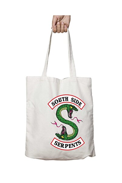 ART HEDİYE Riverdale - South Side Serpents Two Sided Permanent Washable Shoul...