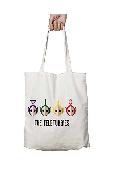 ART HEDİYE Teletubbies Two Sides Lasting and Washable Shoulder Tote Bag - Sui...