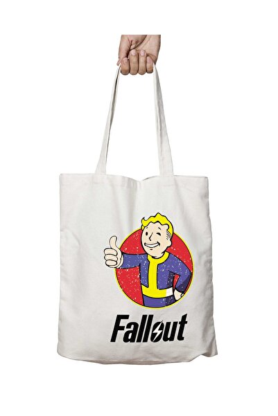 ART HEDİYE Fallout Ii - Washable Shoulder Tote Bag, Permanent for Beach and S...