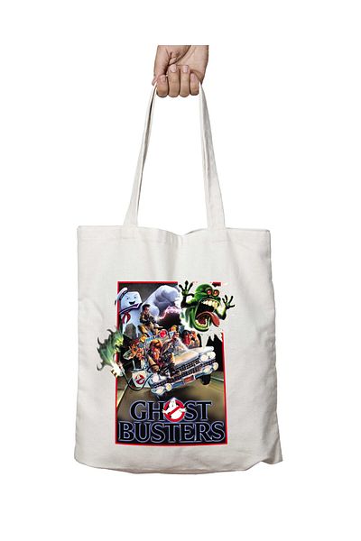 ART HEDİYE Ghostbusters Two Sides Permanent - Πλενόμενη υφασμάτινη τσάντα ώμου