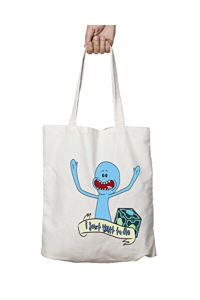ART HEDİYE Two Sides Lasting and Washable School and Beach Bag - Shoulder Cloth
