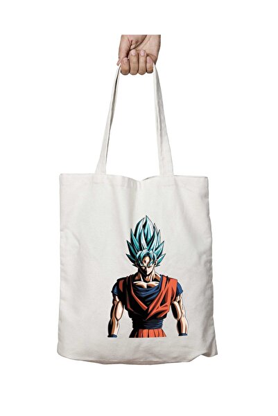 ART HEDİYE Goku Blue Двосторонній постійний - Миючий плечовий полотняний рюкзак