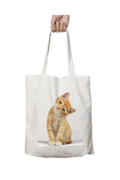 ART HEDİYE A2425 قطط - حقيبة كتف تدوم طويلاً وقابلة للغسل على الجانبين