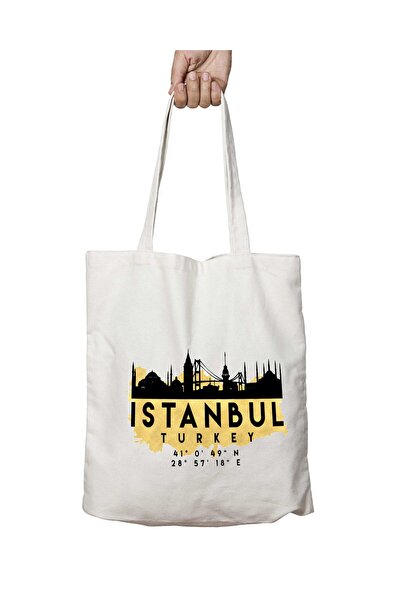 ART HEDİYE حقيبة مدرسية وشاطئية قابلة للغسل ومتينة على الجانبين مع تنسيق اسطن...