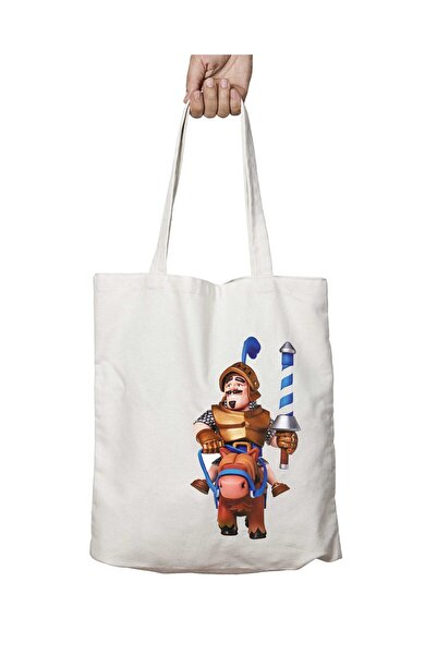 ART HEDİYE Boom Beach Hay Day - Washable Permanent Shoulder Tote Bag, for Bea...