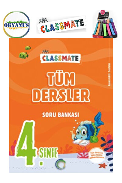 Okyanus Yayınları Güncel 4.Sınıf Clasmate Yeni Nesil Tüm Dersler Soru Bankası...