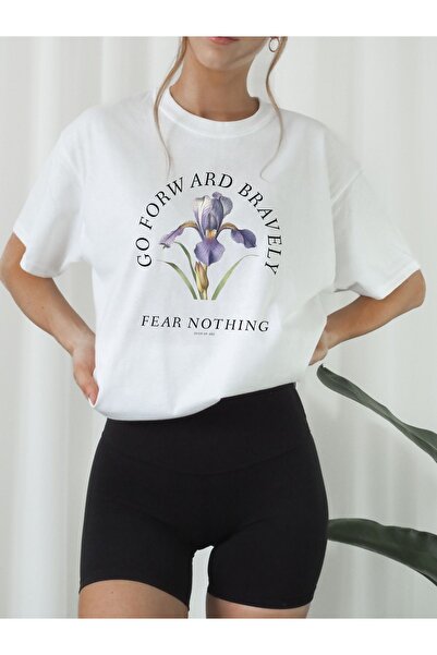 Jose Clothing Μπλουζάκι από οργανικό βαμβάκι oversized - Κοντό μανίκι και με τύπωμα