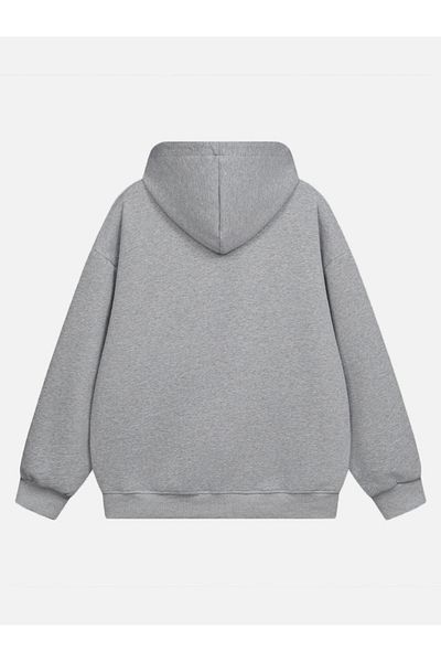 Mad&Calf Φούτερ Unisex Oversize Fleece Hooded - Tran Smit6 Printed