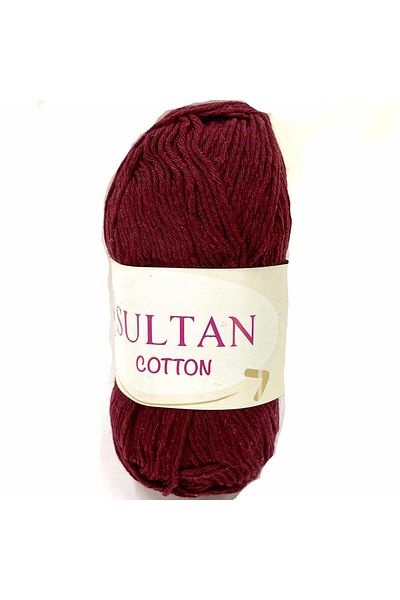 orhanucuzluk 5 Τεμάχια Sultan Cotton Amigurumi Σπάνιο Claret Red