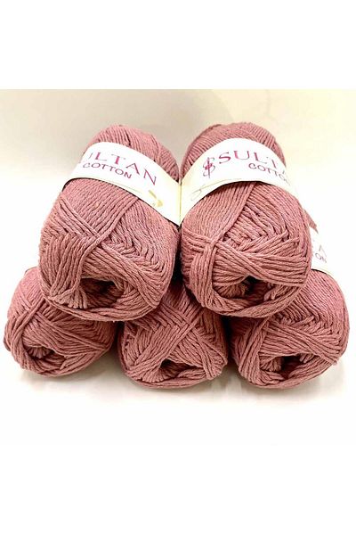 orhanucuzluk 5 τεμάχια Sultan Cotton Amigurumi Ιμάντας Σκόνη Ρόζ