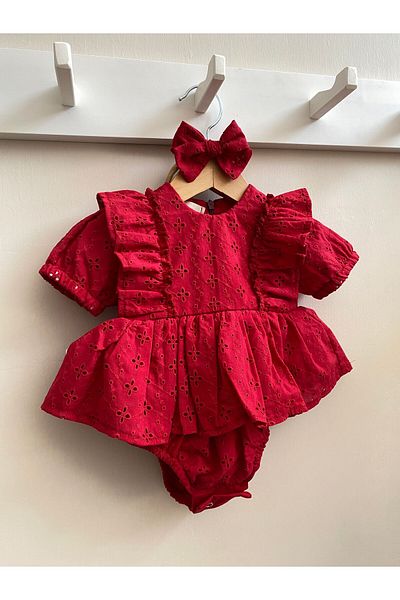 Lolidenss Red Romper - Stylish Design